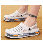 New Mens Shoes Sandals Summer Slippers Unisex Garden Clogs Shoes Casual Slippers Womens Mens Quick Drying Sandals Summer Anti-Slip Beach Shoes Stevvex
