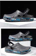 New Mens Shoes Sandals Summer Slippers Unisex Garden Clogs Shoes Casual Slippers Womens Mens Quick Drying Sandals Summer Anti-Slip Beach Shoes Stevvex
