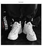 New Mens Sneakers Breathable Sports Shoes Couple Casual Shoes Thick Sole Running Walking Shoes Trainers Sport Sneakers Men High Fashion Comfy Fashion Sneakers Stevvex