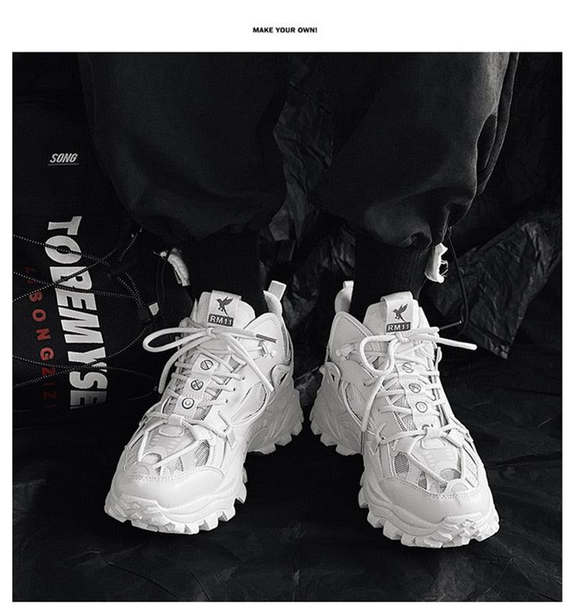 New Mens Sneakers Breathable Sports Shoes Couple Casual Shoes Thick Sole Running Walking Shoes Trainers Sport Sneakers Men High Fashion Comfy Fashion Sneakers Stevvex