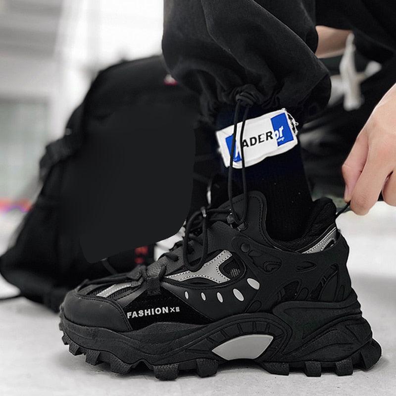 New Mens Sneakers Breathable Sports Shoes Couple Casual Shoes Thick Sole Running Walking Shoes Trainers Sport Sneakers Men High Fashion Comfy Fashion Sneakers Stevvex