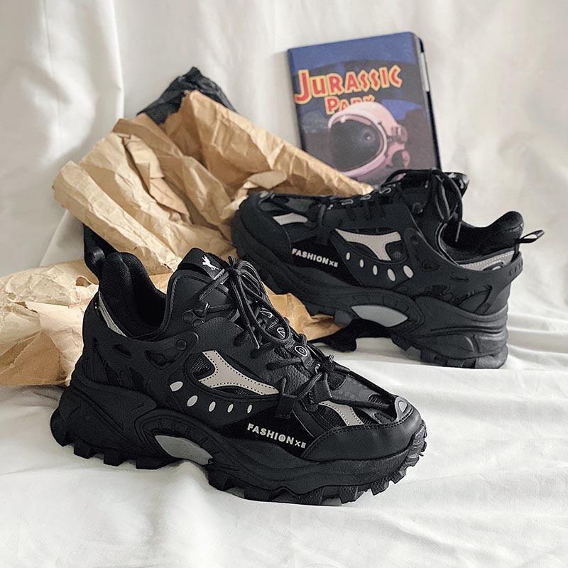 New Mens Sneakers Breathable Sports Shoes Couple Casual Shoes Thick Sole Running Walking Shoes Trainers Sport Sneakers Men High Fashion Comfy Fashion Sneakers Stevvex