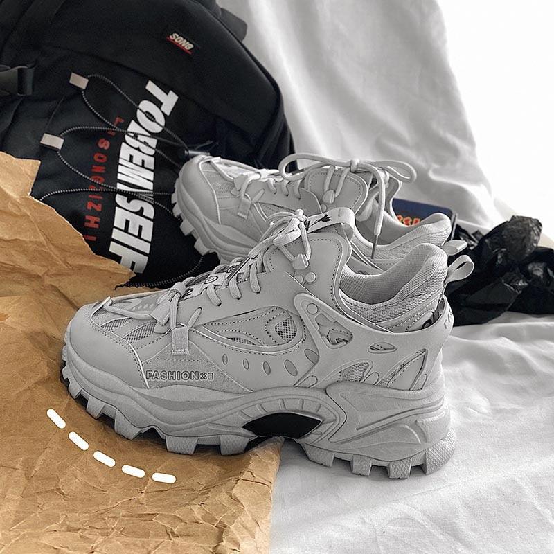 New Mens Sneakers Breathable Sports Shoes Couple Casual Shoes Thick Sole Running Walking Shoes Trainers Sport Sneakers Men High Fashion Comfy Fashion Sneakers Stevvex