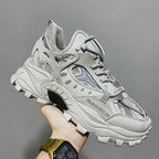 New Mens Sneakers Breathable Sports Shoes Couple Casual Shoes Thick Sole Running Walking Shoes Trainers Sport Sneakers Men High Fashion Comfy Fashion Sneakers Stevvex