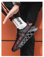 New Mens Sneakers Running Shoes Fashion Breathable Outdoor Sports Sneakers Soft Thick Bottom Athletic Men's Modern Running Sneakers For Outdoor Workout Stevvex