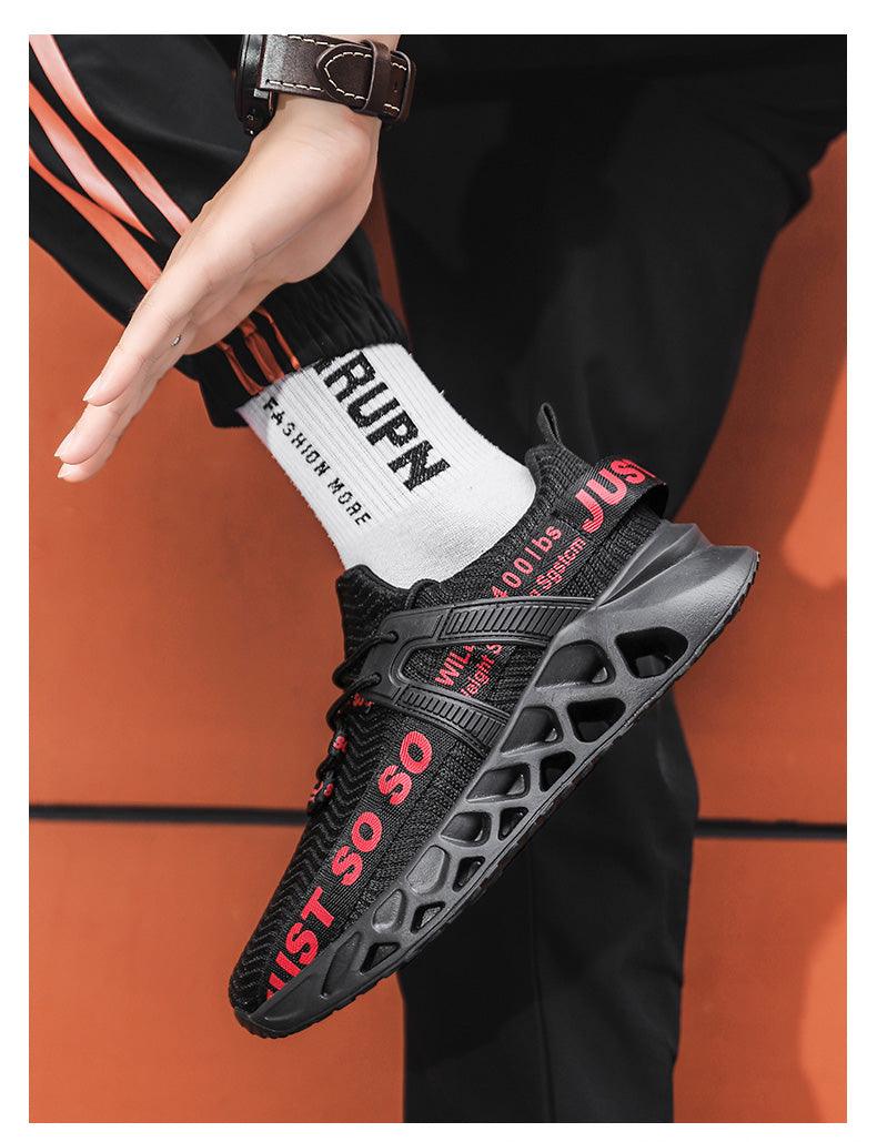 New Mens Sneakers Running Shoes Fashion Breathable Outdoor Sports Sneakers Soft Thick Bottom Athletic Men's Modern Running Sneakers For Outdoor Workout Stevvex