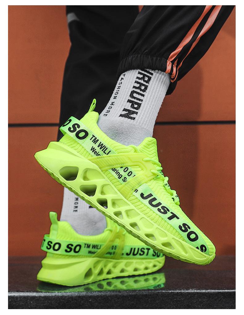 New Mens Sneakers Running Shoes Fashion Breathable Outdoor Sports Sneakers Soft Thick Bottom Athletic Men's Modern Running Sneakers For Outdoor Workout Stevvex