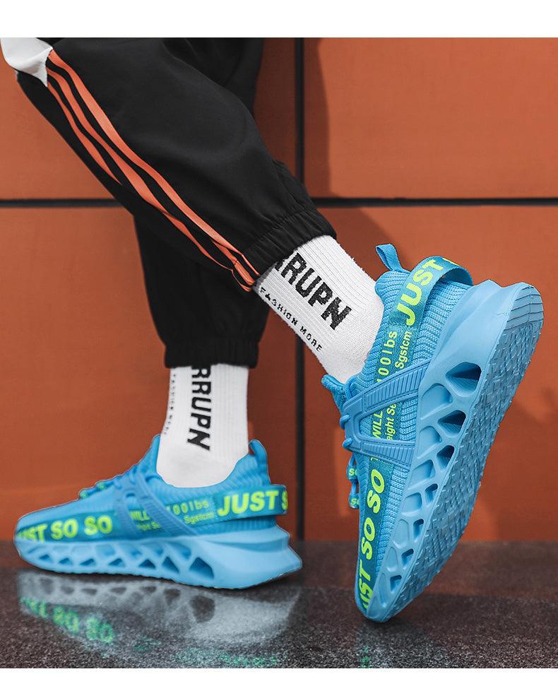 New Mens Sneakers Running Shoes Fashion Breathable Outdoor Sports Sneakers Soft Thick Bottom Athletic Men's Modern Running Sneakers For Outdoor Workout Stevvex