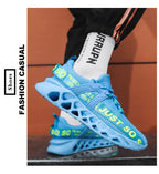 New Mens Sneakers Running Shoes Fashion Breathable Outdoor Sports Sneakers Soft Thick Bottom Athletic Men's Modern Running Sneakers For Outdoor Workout Stevvex