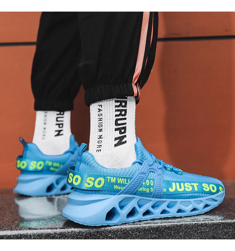 New Mens Sneakers Running Shoes Fashion Breathable Outdoor Sports Sneakers Soft Thick Bottom Athletic Men's Modern Running Sneakers For Outdoor Workout Stevvex