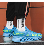 New Mens Sneakers Running Shoes Fashion Breathable Outdoor Sports Sneakers Soft Thick Bottom Athletic Men's Modern Running Sneakers For Outdoor Workout Stevvex