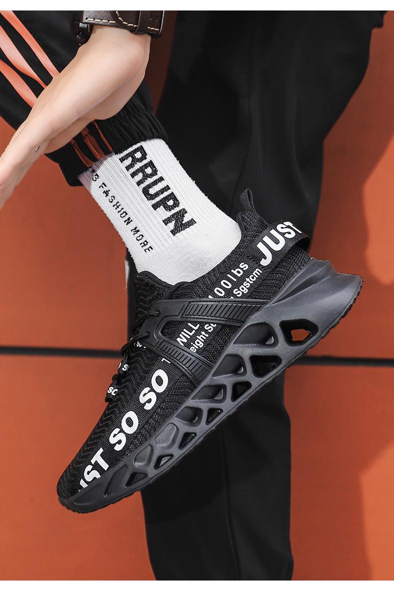 New Mens Sneakers Running Shoes Fashion Breathable Outdoor Sports Sneakers Soft Thick Bottom Athletic Men's Modern Running Sneakers For Outdoor Workout Stevvex