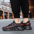 New Mens Sneakers Running Shoes Fashion Breathable Outdoor Sports Sneakers Soft Thick Bottom Athletic Men's Modern Running Sneakers For Outdoor Workout Stevvex
