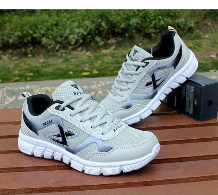 New Mens Sport Light Sneakers Breathable Casual Shoes Outdoor Walking Comfortable Running Sneakers Breathable Men Workout Lightweight Slip On Athletic Gym Sneakers Stevvex