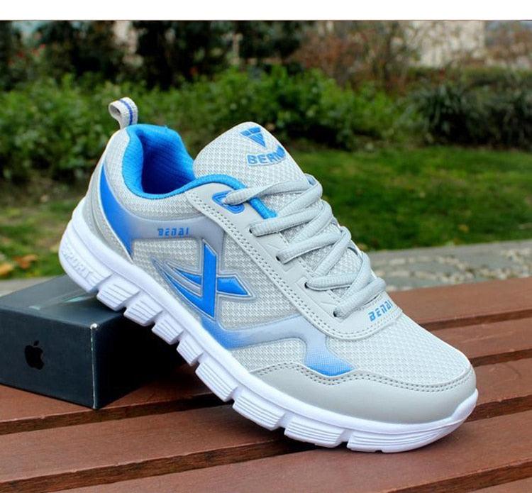New Mens Sport Light Sneakers Breathable Casual Shoes Outdoor Walking Comfortable Running Sneakers Breathable Men Workout Lightweight Slip On Athletic Gym Sneakers Stevvex