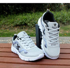 New Mens Sport Light Sneakers Breathable Casual Shoes Outdoor Walking Comfortable Running Sneakers Breathable Men Workout Lightweight Slip On Athletic Gym Sneakers Stevvex
