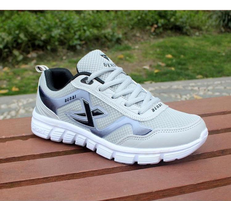 New Mens Sport Light Sneakers Breathable Casual Shoes Outdoor Walking Comfortable Running Sneakers Breathable Men Workout Lightweight Slip On Athletic Gym Sneakers Stevvex