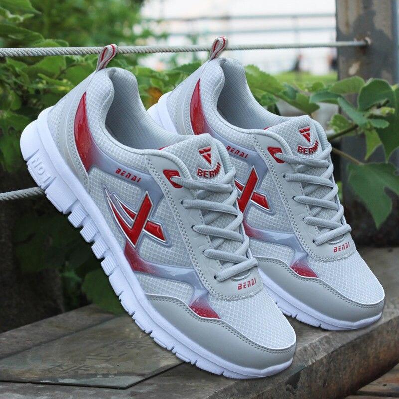 New Mens Sport Light Sneakers Breathable Casual Shoes Outdoor Walking Comfortable Running Sneakers Breathable Men Workout Lightweight Slip On Athletic Gym Sneakers Stevvex