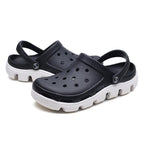 New Mens Summer Slippers Beach Sandals Jelly Shoes Men Outdoor Sandals Hollow Clogs Adjustable Garden Slippers House Shoes Durable Lightweight Beach Clogs Stevvex
