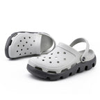 New Mens Summer Slippers Beach Sandals Jelly Shoes Men Outdoor Sandals Hollow Clogs Adjustable Garden Slippers House Shoes Durable Lightweight Beach Clogs Stevvex