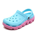 New Mens Summer Slippers Beach Sandals Jelly Shoes Men Outdoor Sandals Hollow Clogs Adjustable Garden Slippers House Shoes Durable Lightweight Beach Clogs Stevvex