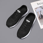New Mesh Womens Sneakers Breathable Flat Shoes Women Lightweight Sports Non-slip Running Footwear Fashionable Breathable And Non-Slip Walking Shoes For Women Stevvex