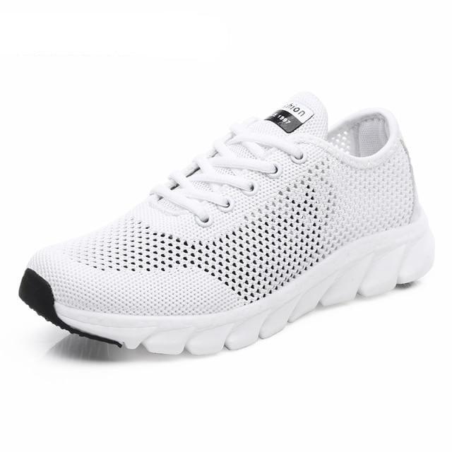 New Mesh Womens Sneakers Breathable Flat Shoes Women Lightweight Sports Non-slip Running Footwear Fashionable Breathable And Non-Slip Walking Shoes For Women Stevvex