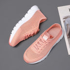 New Mesh Womens Sneakers Breathable Flat Shoes Women Lightweight Sports Non-slip Running Footwear Fashionable Breathable And Non-Slip Walking Shoes For Women Stevvex