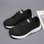 New Mesh Womens Sneakers Breathable Flat Shoes Women Lightweight Sports Non-slip Running Footwear Fashionable Breathable And Non-Slip Walking Shoes For Women Stevvex