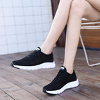 New Mesh Womens Sneakers Breathable Flat Shoes Women Lightweight Sports Non-slip Running Footwear Fashionable Breathable And Non-Slip Walking Shoes For Women Stevvex