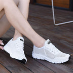 New Mesh Womens Sneakers Breathable Flat Shoes Women Lightweight Sports Non-slip Running Footwear Fashionable Breathable And Non-Slip Walking Shoes For Women Stevvex