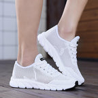 New Mesh Womens Sneakers Breathable Flat Shoes Women Lightweight Sports Non-slip Running Footwear Fashionable Breathable And Non-Slip Walking Shoes For Women Stevvex