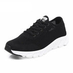 New Mesh Womens Sneakers Breathable Flat Shoes Women Lightweight Sports Non-slip Running Footwear Fashionable Breathable And Non-Slip Walking Shoes For Women Stevvex