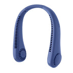 New Mini Neck Fan Portable Bladeless Hanging Neck 1200mAh Rechargeable Air Cooler 3 Speed Mini Summer Sports Fans Portable Smart Cooling Neckband Fan Super Quiet Working Stevvex