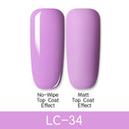 New Modern Fashion Colorful Matte Effect UV Gel Nail Polish Permanent Nail Painting Gel Luxury Matt Style For Women and Girls
