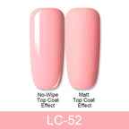 New Modern Fashion Colorful Matte Effect UV Gel Nail Polish Permanent Nail Painting Gel Luxury Matt Style For Women and Girls