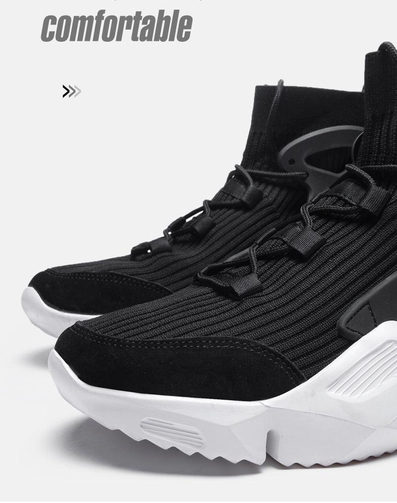 New Modern Mans Sneakers Breathable Fashion Men's Height Increasing Casual Outdoor High Quality Mesh Walking Jogging Non Slip Athletic Comfortable Casual Mens Sneakers Stevvex
