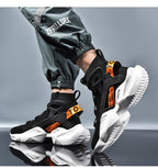 New Modern Mans Sneakers Breathable Fashion Men's Height Increasing Casual Outdoor High Quality Mesh Walking Jogging Non Slip Athletic Comfortable Casual Mens Sneakers Stevvex
