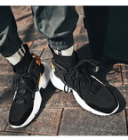 New Modern Mans Sneakers Breathable Fashion Men's Height Increasing Casual Outdoor High Quality Mesh Walking Jogging Non Slip Athletic Comfortable Casual Mens Sneakers Stevvex