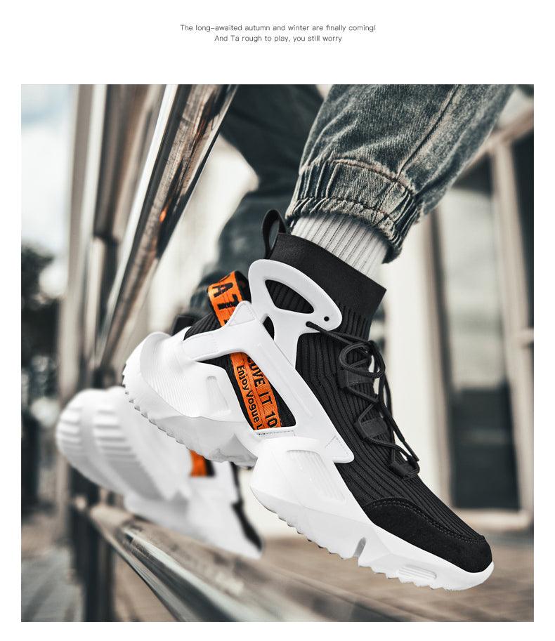 New Modern Mans Sneakers Breathable Fashion Men's Height Increasing Casual Outdoor High Quality Mesh Walking Jogging Non Slip Athletic Comfortable Casual Mens Sneakers Stevvex
