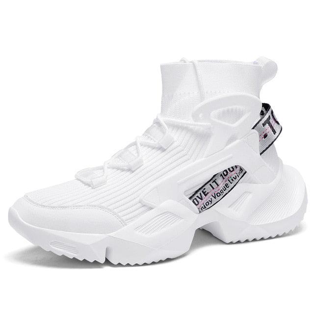 New Modern Mans Sneakers Breathable Fashion Men's Height Increasing Casual Outdoor High Quality Mesh Walking Jogging Non Slip Athletic Comfortable Casual Mens Sneakers Stevvex