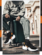 New Modern Mans Sneakers Breathable Fashion Men's Height Increasing Casual Outdoor High Quality Mesh Walking Jogging Non Slip Athletic Comfortable Casual Mens Sneakers Stevvex