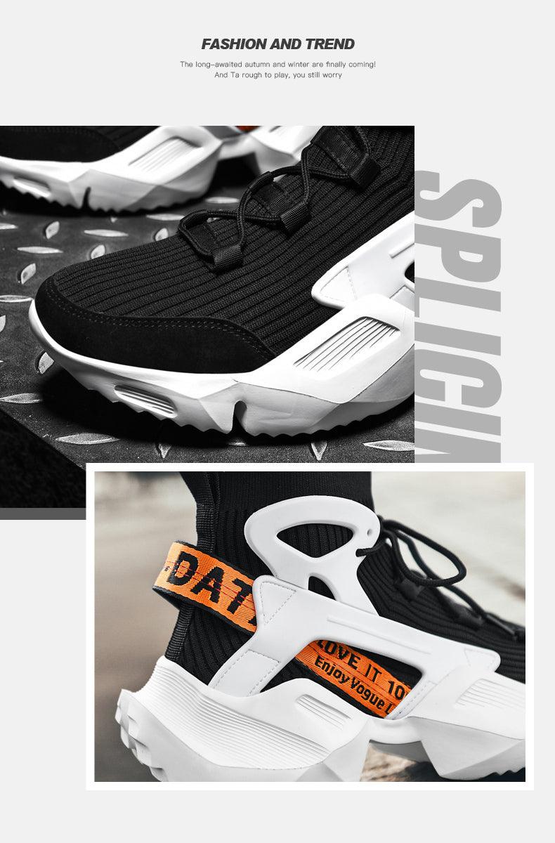 New Modern Mans Sneakers Breathable Fashion Men's Height Increasing Casual Outdoor High Quality Mesh Walking Jogging Non Slip Athletic Comfortable Casual Mens Sneakers Stevvex