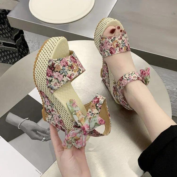 New Modern Women Wood High Heels Sandals Elegant Stylish Design Summer Womens Shoes Stevvex