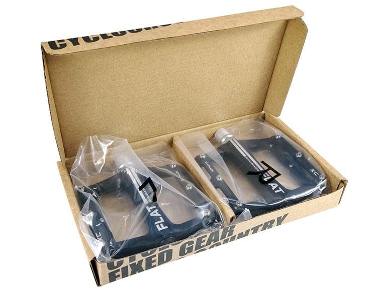 New mountain bike 8 Colors Platform Alloy Road Bike Pedals Ultralight Bicycle Pedal Bike Accessories  Sealed Bearing Mountain Bicycle Flat Pedals Lightweight Aluminum Alloy Wide Platform Cycling Pedal Universal Lightweight Aluminum Alloy Stevvex