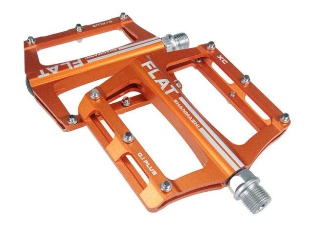 New mountain bike 8 Colors Platform Alloy Road Bike Pedals Ultralight Bicycle Pedal Bike Accessories  Sealed Bearing Mountain Bicycle Flat Pedals Lightweight Aluminum Alloy Wide Platform Cycling Pedal Universal Lightweight Aluminum Alloy Stevvex