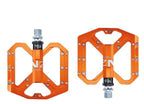 New Mountain Non-Slip Bike Pedals Platform Bicycle Flat Alloy Pedals 9/16 3 Bearings For Road Bikes Mountain Bike Pedals Flat Bicycle Pedals 9/16 Lightweight Road Bike Pedals Carbon Fiber Sealed Bearing Flat Pedals Stevvex