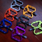 New Mountain Non-Slip Bike Pedals Platform Bicycle Flat Alloy Pedals 9/16 3 Bearings For Road Bikes Mountain Bike Pedals Flat Bicycle Pedals 9/16 Lightweight Road Bike Pedals Carbon Fiber Sealed Bearing Flat Pedals Stevvex