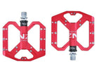 New Mountain Non-Slip Bike Pedals Platform Bicycle Flat Alloy Pedals 9/16 3 Bearings For Road Bikes Mountain Bike Pedals Flat Bicycle Pedals 9/16 Lightweight Road Bike Pedals Carbon Fiber Sealed Bearing Flat Pedals Stevvex