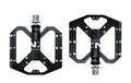 New Mountain Non-Slip Bike Pedals Platform Bicycle Flat Alloy Pedals 9/16 3 Bearings For Road Bikes Mountain Bike Pedals Flat Bicycle Pedals 9/16 Lightweight Road Bike Pedals Carbon Fiber Sealed Bearing Flat Pedals Stevvex
